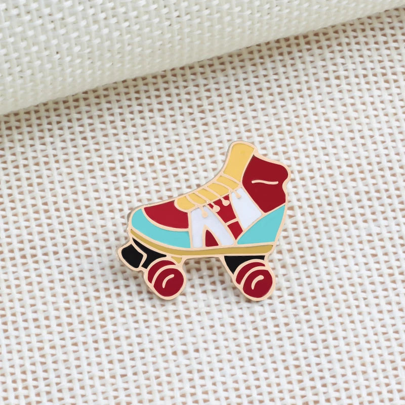 Trendy Sports & Taoism Brooch Pins - Tai Chi, Surfboard, Skateboard, Bicycle & More